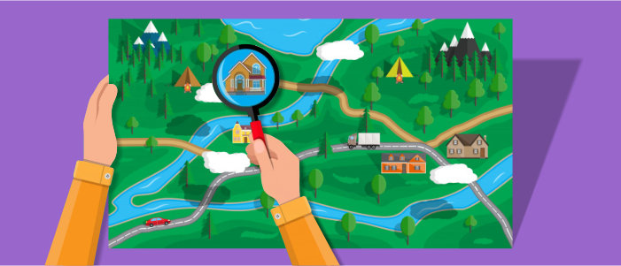 Поиск по карте – где купить дом